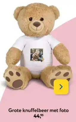 Primera Grote knuffelbeer met foto aanbieding