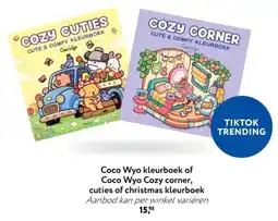 Primera Coco Wyo kleurboek of Coco Wyo Cozy corner, cuties of christmas kleurboek aanbieding