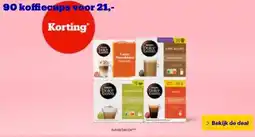 Bol.com 90 koffiecups voor 21,- aanbieding