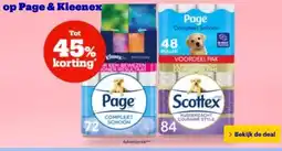Bol.com op Page & Kleenex aanbieding