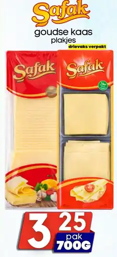 Özbaktat Supermarkt Safak goudse kaas plakjes aanbieding