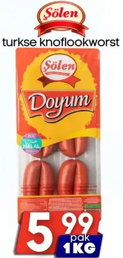 Özbaktat Supermarkt Sölen turkse knoflookworst aanbieding