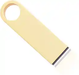 Bol.com USB stick - 2.0 - 128GB - Leessnelheid: 30 MB/s - Schrijfsnelheid: 15 MB/s - Goud - Allteq aanbieding