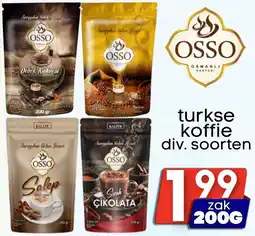 Özbaktat Supermarkt Turkse koffie aanbieding
