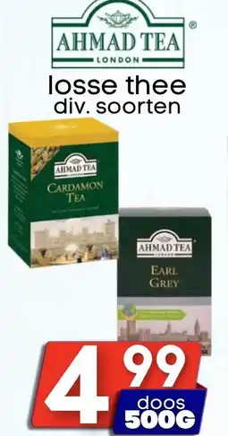 Özbaktat Supermarkt AHMAD TEA losse thee aanbieding