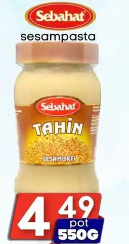 Özbaktat Supermarkt Sebahat sesampasta aanbieding