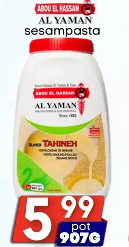 Özbaktat Supermarkt Al yaman sesampasta aanbieding