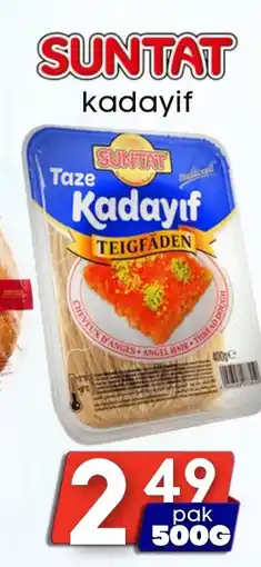 Özbaktat Supermarkt Suntat Kadayif aanbieding