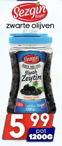 Özbaktat Supermarkt Sezgin zwarte olijven aanbieding