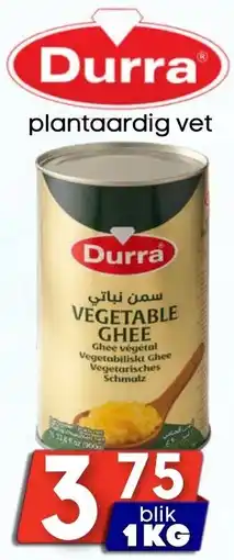 Özbaktat Supermarkt Durra plantaardig vet aanbieding