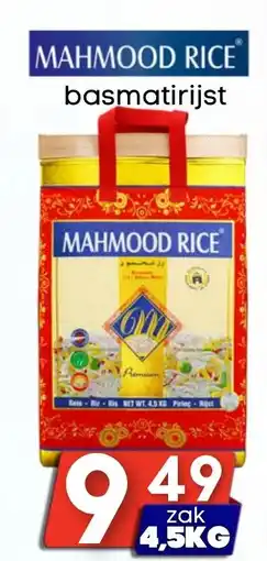 Özbaktat Supermarkt Mahmood rice basmatirijst aanbieding