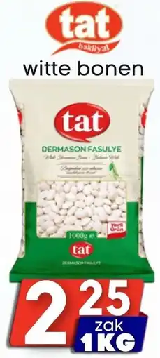 Özbaktat Supermarkt Tat witte bonen aanbieding