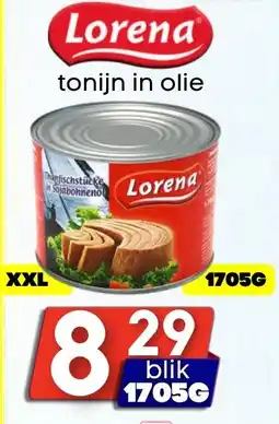 Özbaktat Supermarkt Lorena tonijn in olie aanbieding