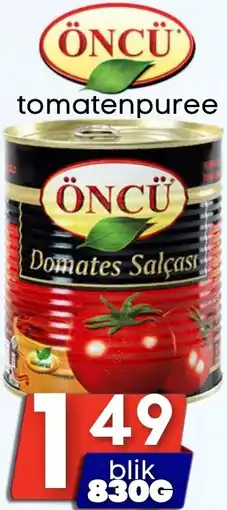 Özbaktat Supermarkt Öncü tomatenpuree aanbieding