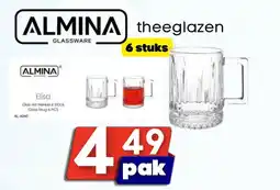 Özbaktat Supermarkt Almina Theeglazen aanbieding