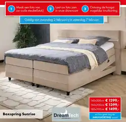 Woonsquare Boxspring Sunrise aanbieding