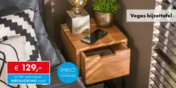 Woonsquare Vegas bijzettafel aanbieding