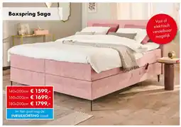 Woonsquare Boxspring Saga aanbieding