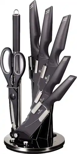 Bol.com Berlinger Haus 2586 - Messenset - 8 delig - grijs - Carbon Collection aanbieding