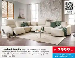 Woonsquare Hoekbank San Dior aanbieding