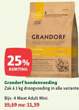 Maxi Zoo Grandorf hondenvoeding aanbieding
