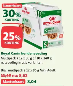 Maxi Zoo Royal Canin hondenvoeding aanbieding