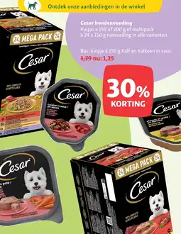 Maxi Zoo Cesar hondenvoeding aanbieding