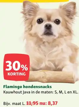 Maxi Zoo Flamingo hondensnacks aanbieding