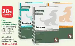 Maxi Zoo Emax vlooien- en tekenbestrijding aanbieding