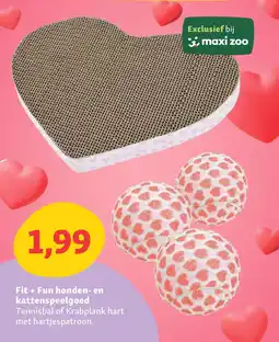 Maxi Zoo Fit + Fun honden en kattenspeelgoed aanbieding