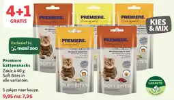 Maxi Zoo Premiere kattensnacks aanbieding
