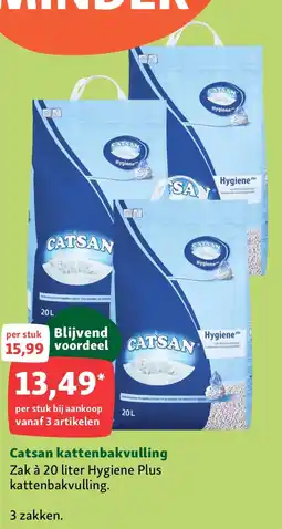 Maxi Zoo Catsan kattenbakvulling aanbieding
