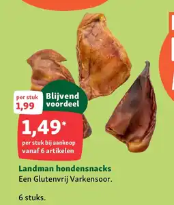 Maxi Zoo Landman hondensnacks aanbieding