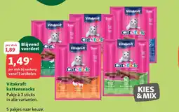 Maxi Zoo Vitakraft kattensnacks aanbieding