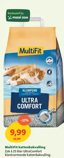 Maxi Zoo MultiFit kattenbakvulling aanbieding