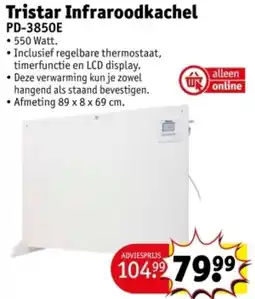 Kruidvat Tristar Infraroodkachel aanbieding