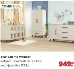 Baby-Dump TWF Salerno Walnoot aanbieding