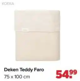 Baby-Dump Deken Teddy Faro aanbieding