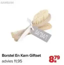 Baby-Dump Borstel En Kam Giftset aanbieding