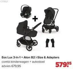 Baby-Dump Eos Lux 3-in-1 + Aton B2 i-Size & Adapters aanbieding