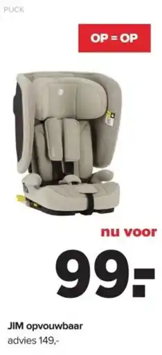 Baby-Dump JIM opvouwbaar aanbieding