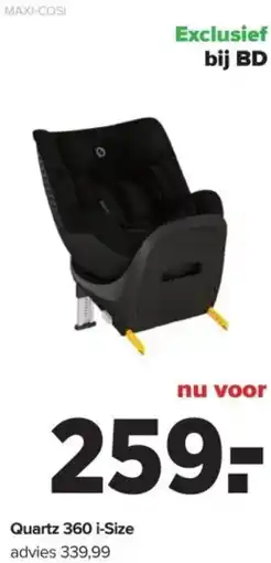 Baby-Dump Quartz 360 i-Size aanbieding