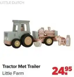 Baby-Dump Tractor Met Trailer aanbieding