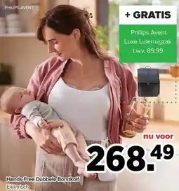 Baby-Dump Hands-Free Dubbele Borstkolf aanbieding