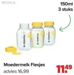 Baby-Dump Moedermelk Flesjes aanbieding