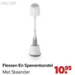 Baby-Dump Flessen En Spenenborstel aanbieding