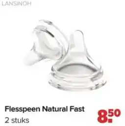 Baby-Dump Flesspeen Natural Fast aanbieding