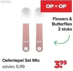 Baby-Dump Oefenlepel Set Mio aanbieding