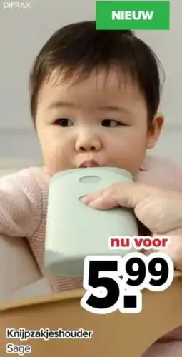 Baby-Dump Knijpzakjeshouder aanbieding