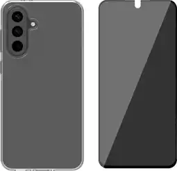 Coolblue BlueBuilt Back Cover Samsung Galaxy A56 Transparant + Privacy Screenprotector aanbieding